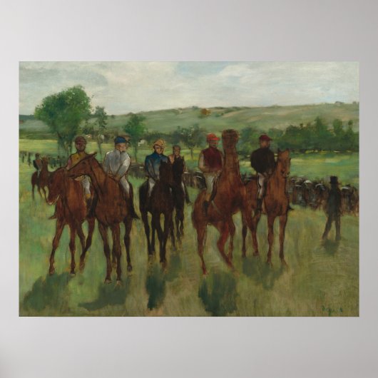 Edgar Degas The Riders Poster (Vorne)