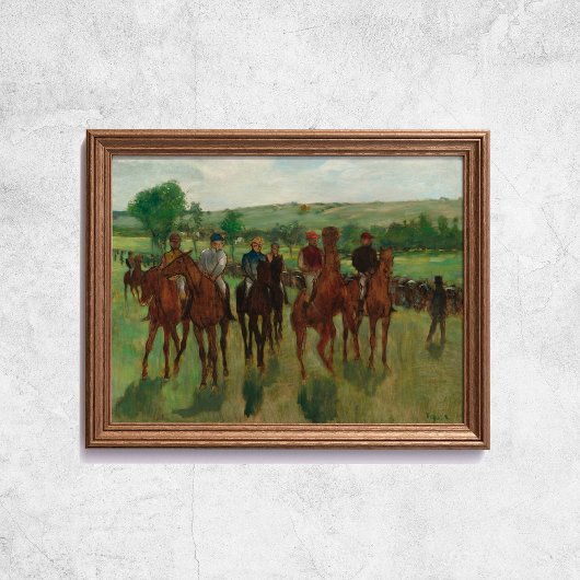 Edgar Degas The Riders Poster