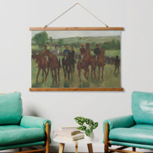 Edgar Degas The Riders Reiten Kunstwaldwall Wandteppich Mit Holzrahmen