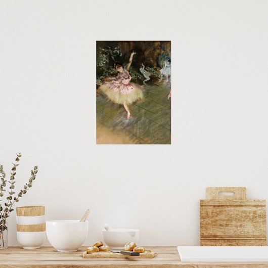 Edgar Degas - The Star 1878 Poster (Küche)