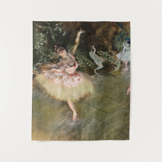 Edgar Degas - The Star 1878 Wandteppich (Vorderseite)