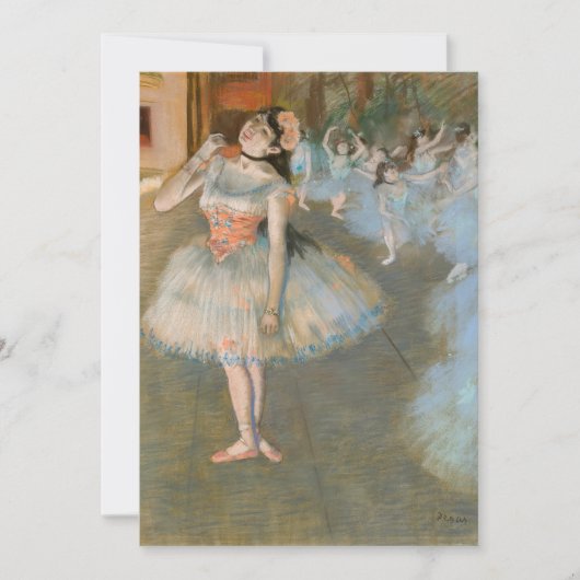 Edgar Degas - The Star Dankeskarte (Vorderseite)