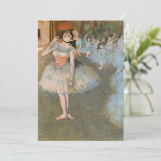 Edgar Degas - The Star Einladung (Stehend Vorderseite)