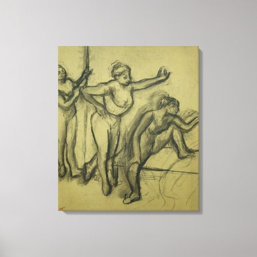 Edgar Degas | Three Dancers, c.1900 Leinwanddruck (Vorderseite)