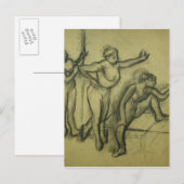 Edgar Degas | Three Dancers, c.1900 Postkarte (Vorne/Hinten)