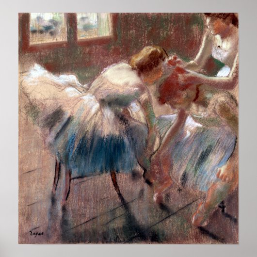 Edgar Degas Three Dancers Vorbereitung für die Kla Poster (Vorne)
