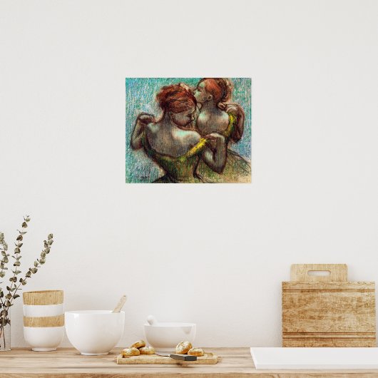 Edgar Degas Two Dancers Poster (Küche)