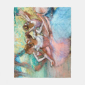 Edgar Degas - Vier Ballerinas auf Bühne Fleecedecke (Vorderseite)