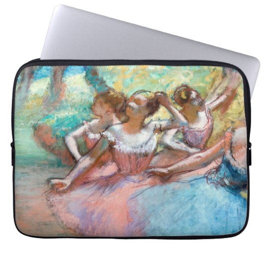 Edgar Degas - Vier Ballerinas auf Bühne Laptopschutzhülle (Vorderseite)