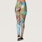 Edgar Degas - Vier Ballerinas auf Bühne Leggings (Rückseite)