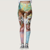Edgar Degas - Vier Ballerinas auf Bühne Leggings (Vorderseite)