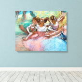 Edgar Degas - Vier Ballerinas auf Bühne Leinwanddruck (Insitu (Holzboden))