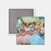 Edgar Degas - Vier Ballerinas auf Bühne Magnet (Vorderseite/Rückseite)