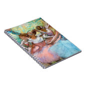 Edgar Degas - Vier Ballerinas auf Bühne Notizblock (Rechte Seite)