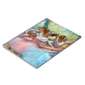 Edgar Degas - Vier Ballerinas auf Bühne Notizblock (Linke Seite)