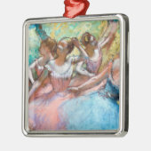 Edgar Degas - Vier Ballerinas auf Bühne Ornament Aus Metall (Links)