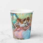 Edgar Degas - Vier Ballerinas auf Bühne Pappbecher (Rückseite)