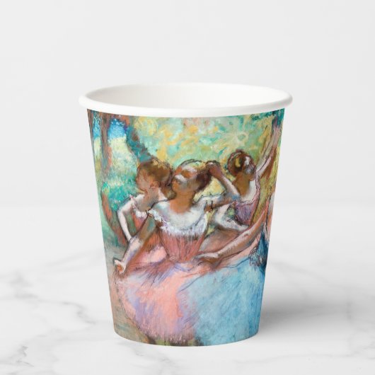 Edgar Degas - Vier Ballerinas auf Bühne Pappbecher (Vorderseite)