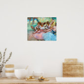 Edgar Degas - Vier Ballerinas auf Bühne Poster (Küche)