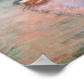 Edgar Degas - Vier Ballerinas auf Bühne Poster (Ecke)