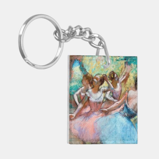 Edgar Degas - Vier Ballerinas auf Bühne Schlüsselanhänger (Vorderseite links)