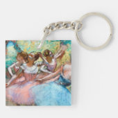 Edgar Degas - Vier Ballerinas auf Bühne Schlüsselanhänger (Rückseite)