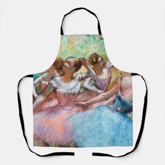 Edgar Degas - Vier Ballerinas auf Bühne Schürze (Vorderseite)