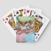 Edgar Degas - Vier Ballerinas auf Bühne Spielkarten (Rückseite)