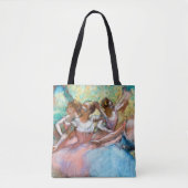 Edgar Degas - Vier Ballerinas auf Bühne Tasche (Vorderseite)