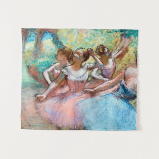 Edgar Degas - Vier Ballerinas auf Bühne Wandteppich (Vorderseite (Horizontal))