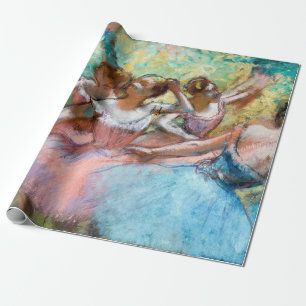 Edgar Degas - Vier Ballerinas auf der Bühne Geschenkpapier