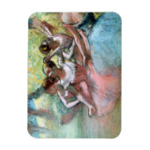 Edgar Degas | Vier Ballerinas auf der Bühne Magnet (Vertikal)