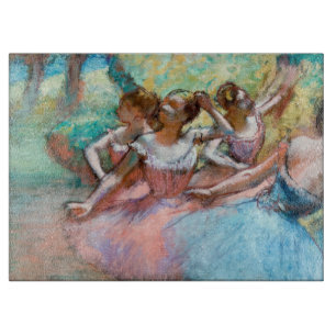 Edgar Degas - Vier Balletttänzerinnen auf der Bühn Schneidebrett
