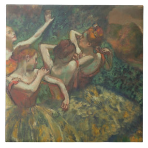 Edgar Degas vier Jahreszeiten im einem Kopf, Fliese
