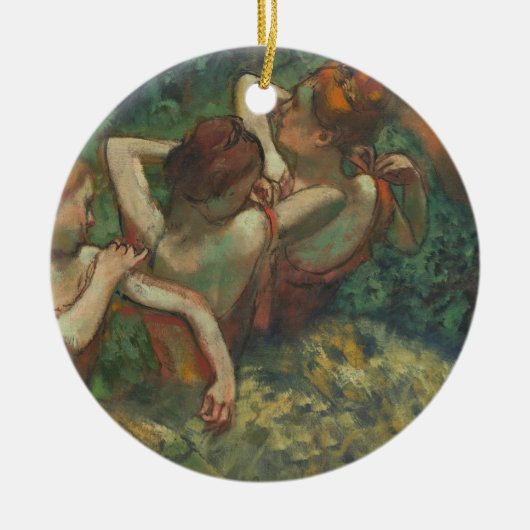 Edgar Degas | vier Jahreszeiten im einem Kopf, Keramik Ornament (Vorne)