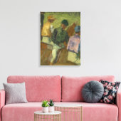 Edgar Degas | Vier Jockeys Leinwanddruck (Insitu (Wohnzimmer))