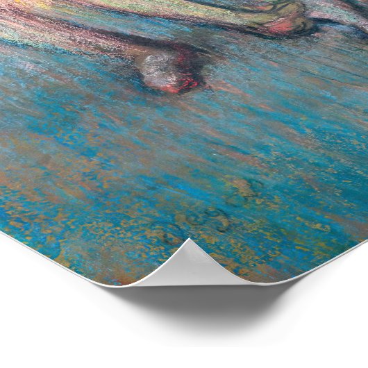 Edgar Degas - Vier Tänzer Poster (Ecke)