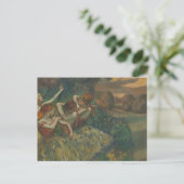 Edgar Degas - Vier Tänzer Postkarte (Stehend Vorderseite)