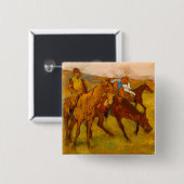 Edgar Degas Vor dem Rennen Button (Vorne & Hinten)