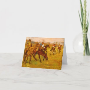 Edgar Degas Vor dem Rennen Einladung