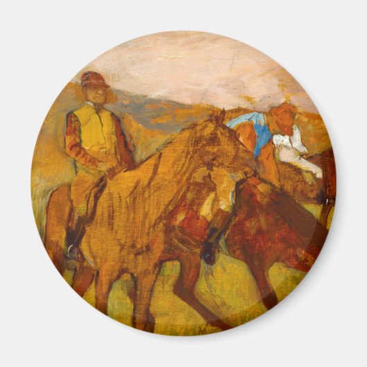 Edgar Degas Vor dem Rennen Magnet (Vorne)