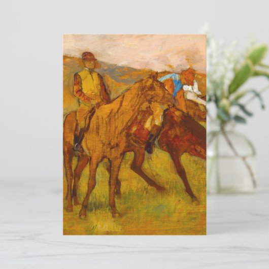 Edgar Degas Vor dem Rennen Save The Date (Stehend Vorderseite)