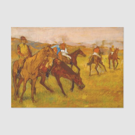 Edgar Degas Vor dem Rennen Seidenpapier (Vorderseite)