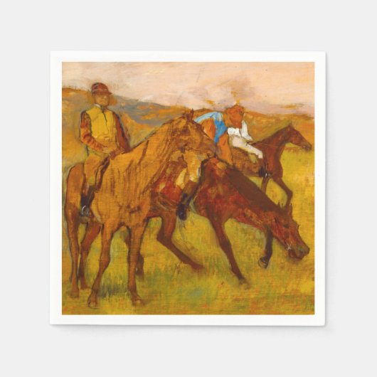 Edgar Degas Vor dem Rennen Serviette (Vorderseite)