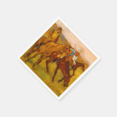 Edgar Degas Vor dem Rennen Serviette (Ecke)