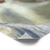 Edgar Degas | Vor dem Spiegel, 1889 Poster (Ecke)