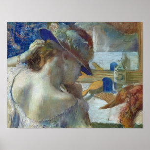 Edgar Degas   Vor dem Spiegel, 1889 Poster