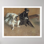 Edgar Degas | Warten, c.1882 Poster (Vorne)