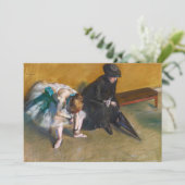 Edgar Degas - Warten Einladung (Stehend Vorderseite)