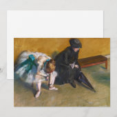 Edgar Degas - Warten Einladung (Vorne/Hinten)